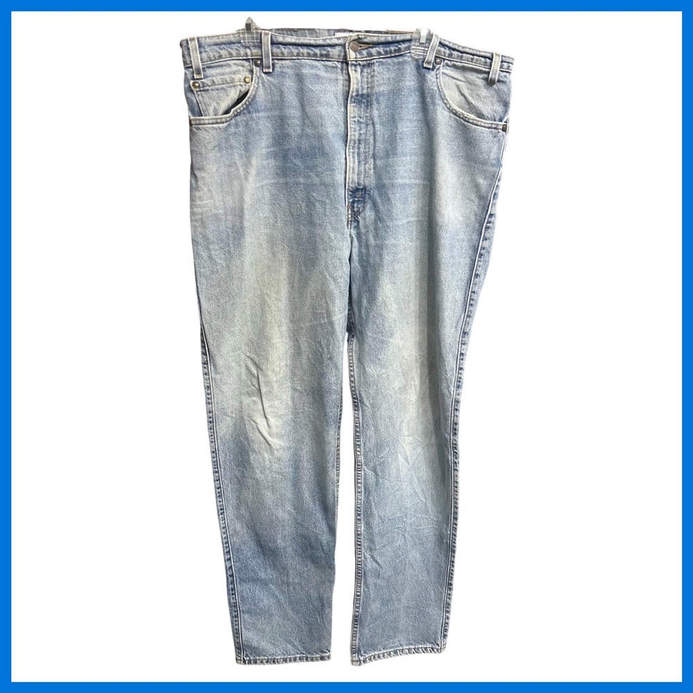 Vintage Levi Strauss Signature Relaxed Fit 540 Jeans Light Wash Mens W42 L34